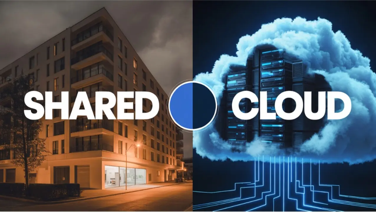 Cloud hosting khác gì với shared hosting?